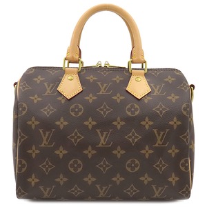 ルイヴィトン 2WAYバッグ スピーディ バンドリエール 25 モノグラムキャンバス ブラウン 茶 ハンドバッグ ショルダー ボストン M46977 中古