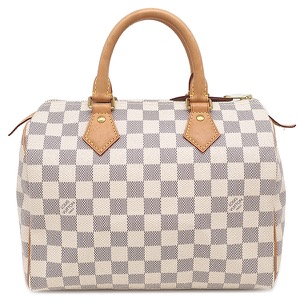 ルイヴィトン ハンドバッグ スピーディ 25 ダミエアズールキャンバス ホワイト 白 N41371 中古