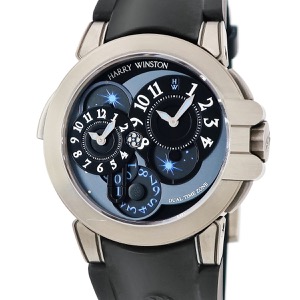 ハリーウィンストン オーシャン プロジェクトZ4 デュアルタイム OCEATZ44ZZ002 ザリウム GMT 限定 自動巻き