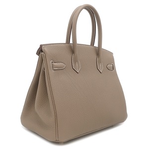 エルメス ハンドバッグ バーキン30 トゴ グレー未使用 グレージュ  中古