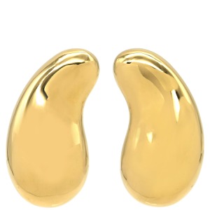 ティファニー イヤリング ティアドロップ K18YG ゴールド 18K 750 YG エルサペレッティ クリップ 中古