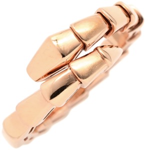 ブルガリ リング 指輪 セルペンティ ヴァイパー S K18PG ゴールド 358633 中古