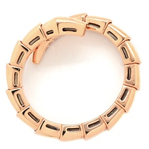 ブルガリ リング 指輪 セルペンティ ヴァイパー S K18PG ゴールド 358633 中古