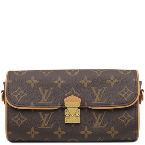 ルイヴィトン 2WAYバッグ ポシェット カミーユ モノグラムキャンバス ブラウン 茶 ハンドバッグ ショルダー  M13566 中古