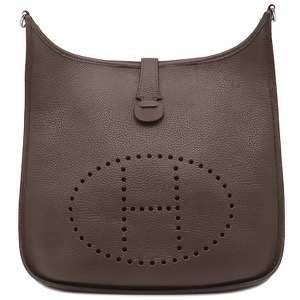 エルメス ショルダーバッグ エヴリン2 GM トゴ ブラウン 茶  中古