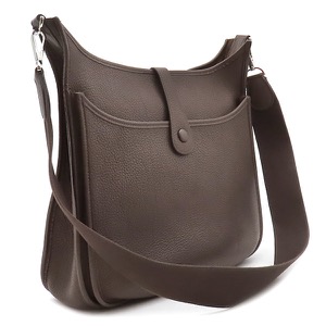 エルメス ショルダーバッグ エヴリン2 GM トゴ ブラウン 茶  中古