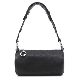 グッチ ショルダーバッグ ブロンディ ワンショルダー レザー ブラック 黒 肩掛け インターロッキングG  760170 中古