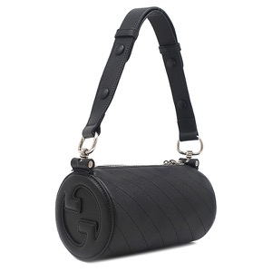 グッチ ショルダーバッグ ブロンディ ワンショルダー レザー ブラック 黒 肩掛け インターロッキングG  760170 中古