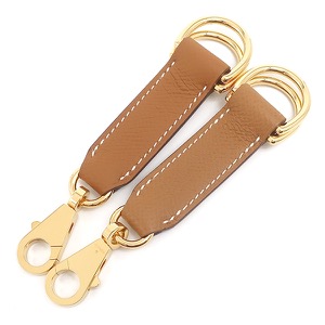 エルメス ショルダーストラップ アタッシュ ソワ ヴォーエプソン ブラウン 茶 バッグアクセサリー  中古