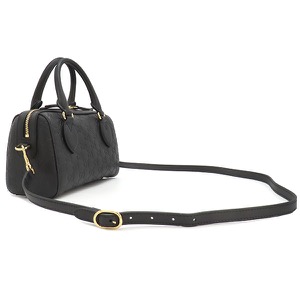 グッチ 2WAYバッグ グッチシマ ミニボストン レザー ブラック 黒 ハンドバッグ ショルダー アウトレット品 779769 中古