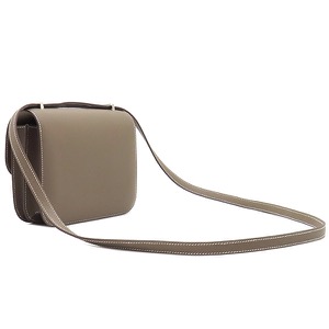 エルメス ショルダーバッグ コンスタンス3 ミニ ミロワール ヴォーエプソン グレー未使用 グレージュ  中古