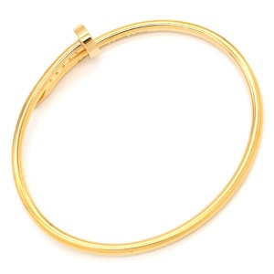 カルティエ ブレスレット ジュストアンクル SM K18PG ゴールド #15 750PG JUSTE UN CLOU B6062515 中古