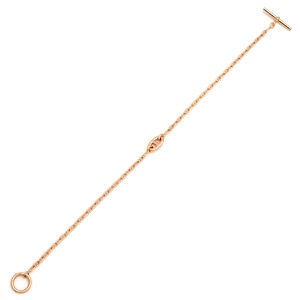 エルメス ブレスレット ニュー ファランドール K18PG ゴールド ST ピンクゴールド 18K 750 中古