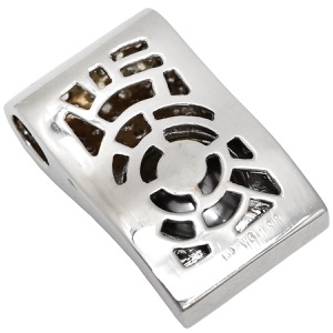 ペンダントトップ 黒蝶パール 12ｍｍ ダイヤモンド K18WG シルバー 黒 シルバー 真珠 パヴェダイヤ Au750 18K ネックレストップ ラウンドシェイプ  中古