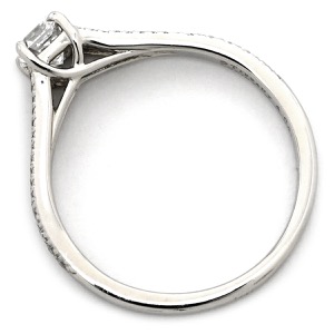 ティファニー リング 指輪 ルシダ Pt950 シルバー T&Co. プラチナム 1P 1石 1粒 ダイヤ エンゲージ ブライダル  中古