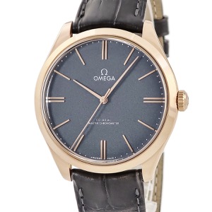 オメガ デ ヴィル トレゾア 435.53.40.21.06.001 未使用品 K18RG無垢 セドナゴールド グレー 手巻き