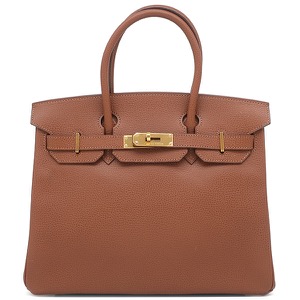 エルメス ハンドバッグ バーキン30 ヴァッシュリエジェ ブラウン 茶 中古