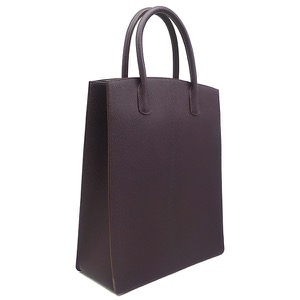 エルメス トートバッグ ホワイトバスアップ シェーブル パープル 紫  中古