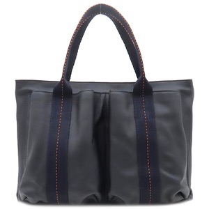 エルメス 2WAYバッグ キャラバン ホリゾンタル MM ヴォーデルマ ネイビー ハンドバッグ ショルダー 中古