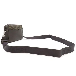 フェンディ ショルダーバッグ ズッカ キャム ショルダーバッグ レザー ブラウン 茶 斜め掛け クロスボディ  7M0286 中古