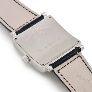 フランクミュラー マスタースクエア 6002M QZ REL R D 1R 純正ダイヤ スクエア シルバー クオーツ