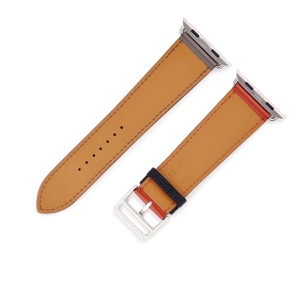 エルメス 腕時計パーツ 純正 アップルウォッチ 35mm用 シンプルトゥール レザー グレー 新品同様 レザー ベルト 23mm 尾錠付き 金具付き 中古