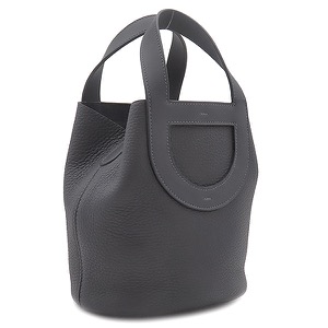 エルメス ハンドバッグ インザループ18 トリヨンクレマンス ネイビー 濃紺 中古