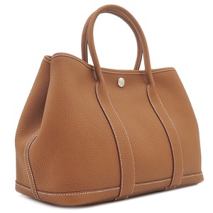 エルメス トートバッグ ガーデンパーティーTPM ネゴンダ ブラウン未使用 茶 中古