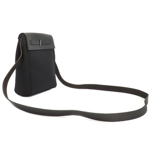 エルメス ショルダーバッグ エールバッグ TPM レザー ブラック 黒 替えバッグ・ストッパー欠品  中古