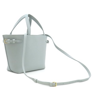 セリーヌ 2WAYバッグ ミニ カバ アナイス キュイル トリオンフ カーフ グレー ハンドバッグ ショルダー  121743 中古