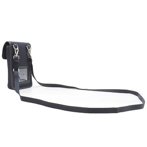 プラダ ショルダーバッグ Re-Nylon レザー スマホケース ナイロン ネイビー 紺 携帯 フォンケース  2ZH109 中古