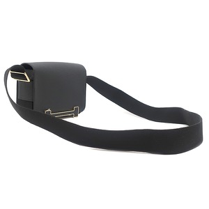 エルメス ショルダーバッグ ゲタ シェブルミゾル ブラック 黒  中古