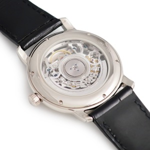 エルメス セザム スケルトン SM1.790 K18WG無垢 センターセコンド 青針 ラウンド 自動巻き
