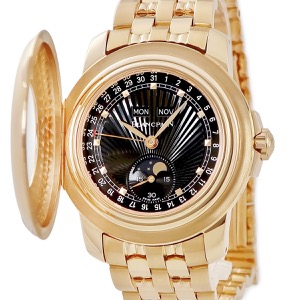 ブランパン レマン フルハンター トリプルカレンダー 4563-3630A-53 OH済 K18RG ムーンフェイズ 限定 自動巻き