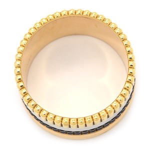 ブシュロン リング 指輪 キャトル クラシック ラージ K18YG ゴールド #T58 Au750 グログラン クルドパリ ダブルゴドロン JRG00257 中古