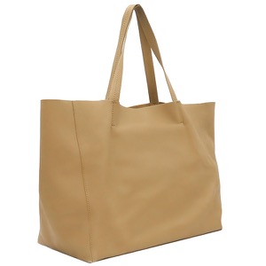 セリーヌ トートバッグ ホリゾンタルカバ レザー ブラウン 薄茶 ベージュ トート  中古