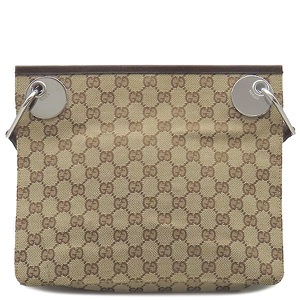 グッチ ショルダーバッグ GG ショルダーバッグ GGキャンバス ブラウン 茶 斜め掛け  120841 中古