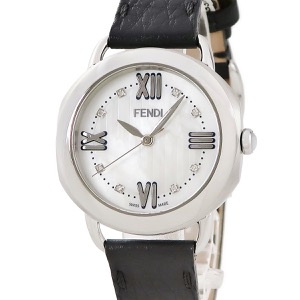 フェンディ セレリア 36MM F8020345H0DIN 新品同様 純正ダイヤ シェル 白 クオーツ