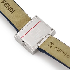 フェンディ マニア レクタンギュラー F100102801 未使用 ズッカフェイス 純正ダイヤ ブルー クオーツ