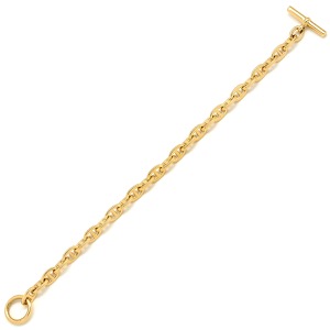 エルメス ブレスレット シェーヌダンクル TPM K18YG ゴールド 26コマ 中古