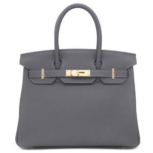 エルメス ハンドバッグ バーキン30 トゴ グレー 中古