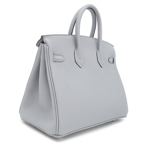 エルメス ハンドバッグ バーキン25 トゴ グレー未使用 中古