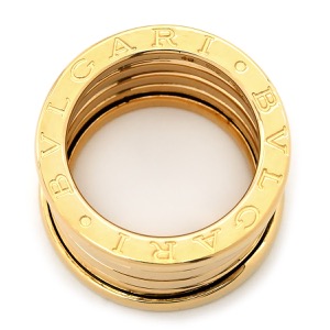ブルガリ リング 指輪 ビーゼロワン B-zero1 5バンドリング K18YG ゴールド #48 BVLGARI イエローゴールド YG Au750 18K 18金 中古