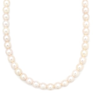 ネックレス パール パール ホワイト 真珠 あこやパール フォーマル 一連 750  アコヤ真珠 42.5cm ラウンドシェイプ  中古