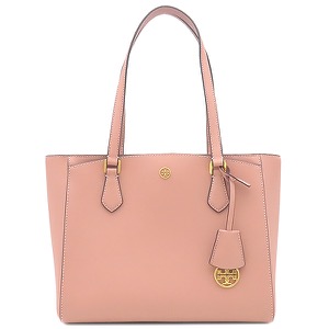 トリーバーチ トートバッグ ロビンソン スモール レザー ピンク ショルダー 肩掛け  中古