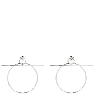 エルメス ピアス エシャペ MM シルバー925 シルバー AG925 クラスプモチーフ ループ 中古