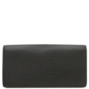 ルイヴィトン 長財布 ポルトフォイユ ブラザ タイガ ブラック 黒 二つ折り M30501 中古