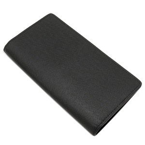 ルイヴィトン 長財布 ポルトフォイユ ブラザ タイガ ブラック 黒 二つ折り M30501 中古