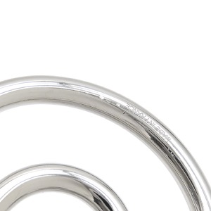 エルメス キーホルダー フェール ア シュヴァル ステンレススチール ブラック カラビナ キーリング 蹄鉄 中古