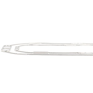 エルメス ネックレス エヴァー シェーヌダンクル ロング シルバー925 シルバー SV925 AG925 二連 二重  中古